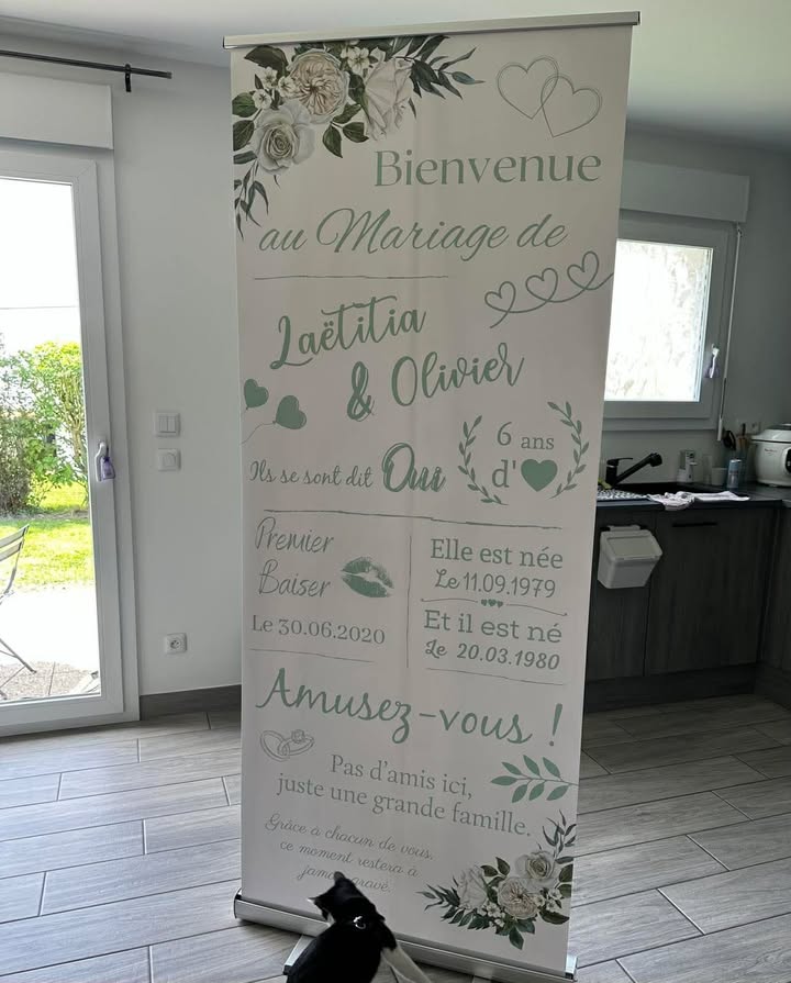 664322894_941683501787977_984224799552980519_n Panneau de bienvenue- Mariage - - Création Mes Petits Rubans