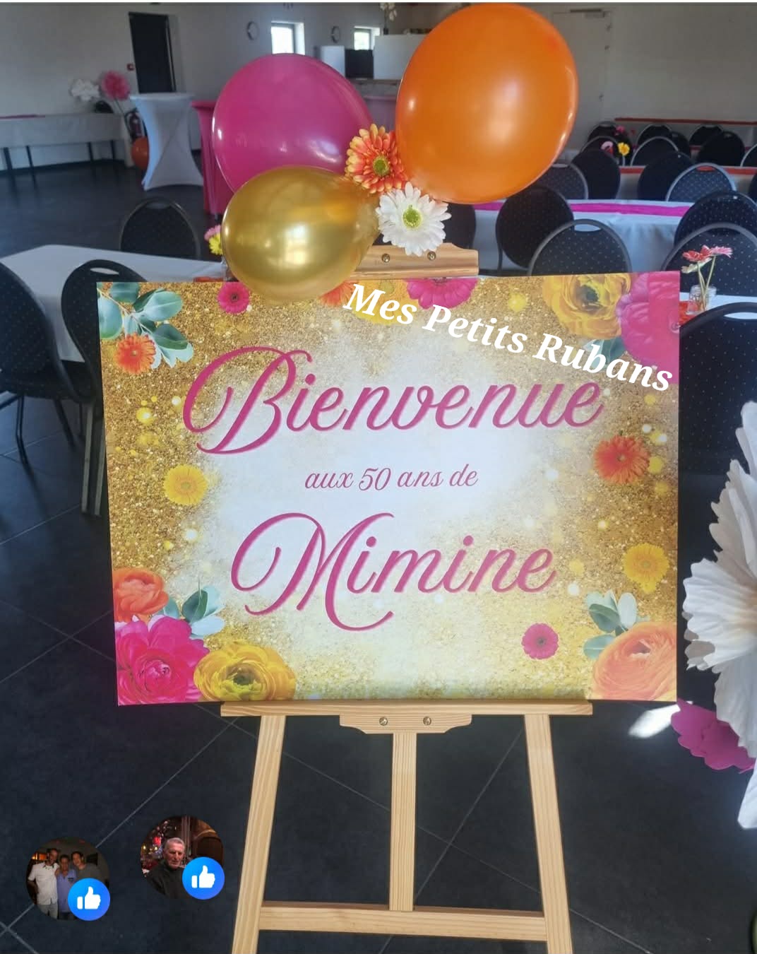 Business Suite_creation_4250294538556785 Panneau de bienvenue- Mariage - - Création Mes Petits Rubans