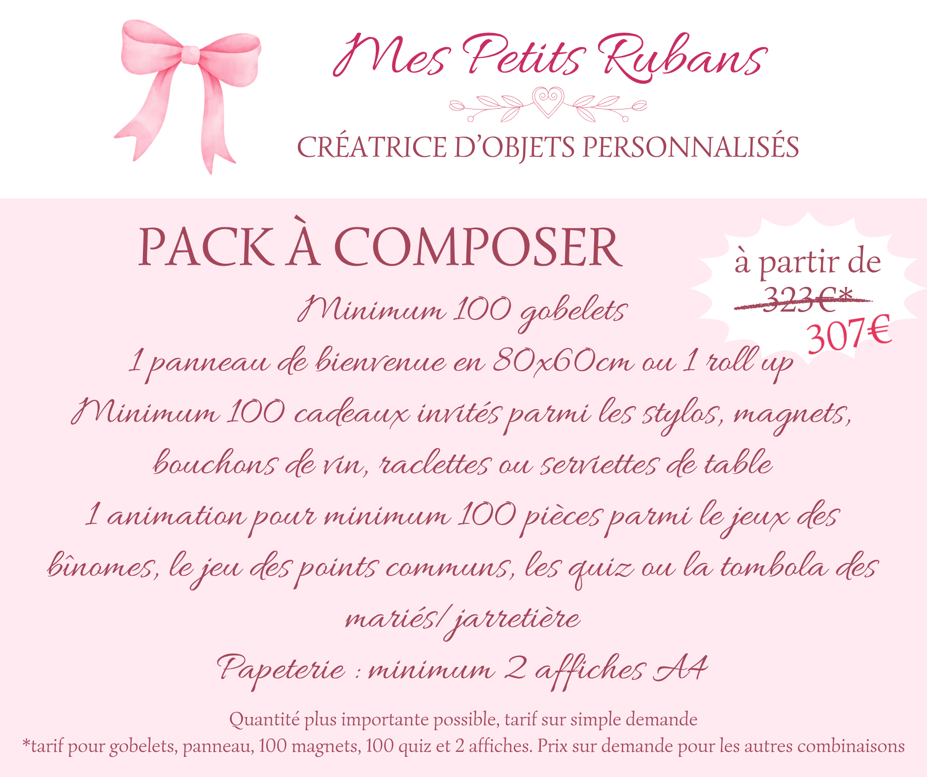 8 Le pack "Jarretière"